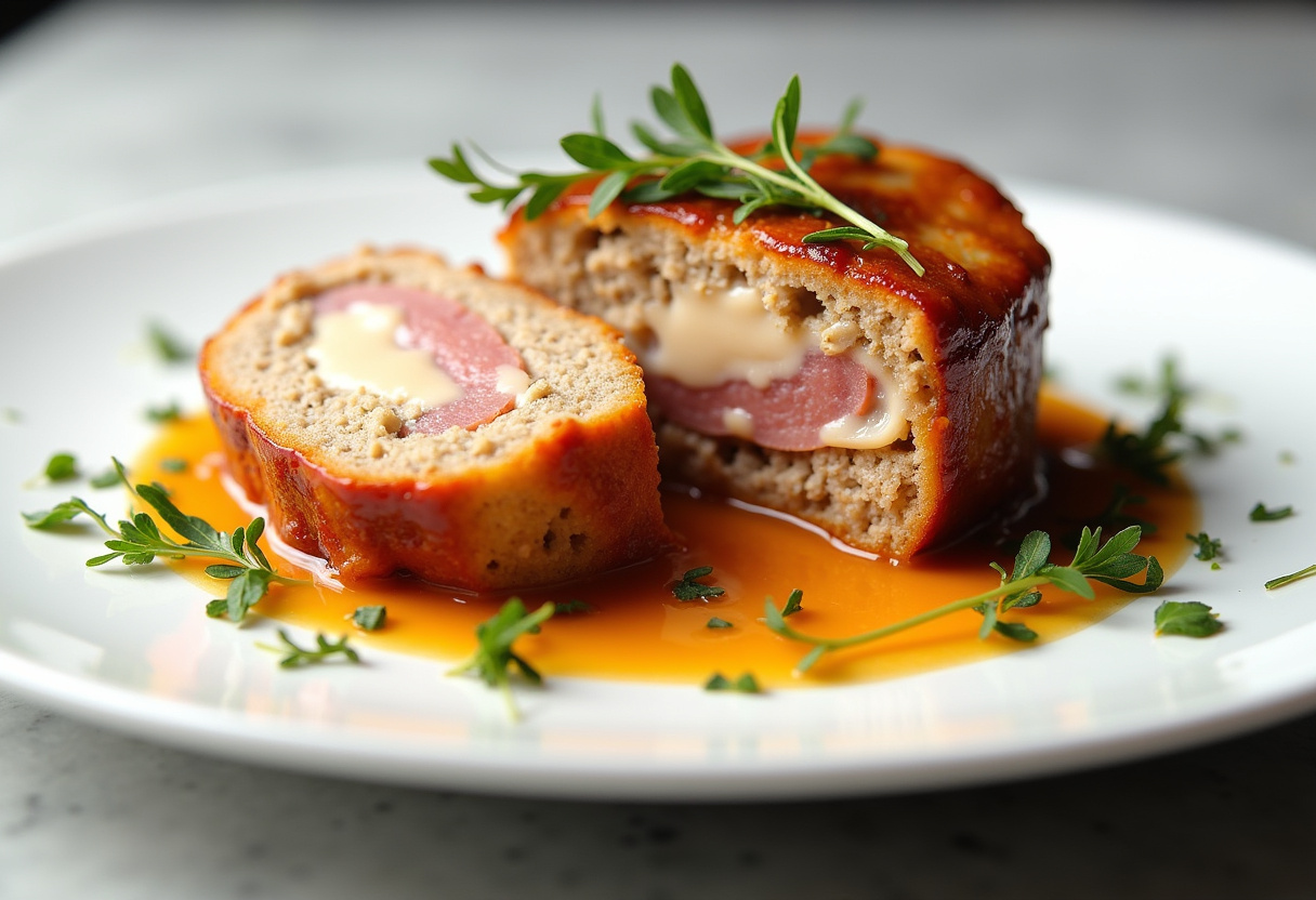 Chicken Cordon Bleu Meatloaf