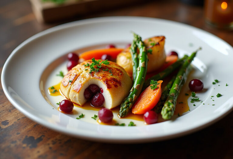 Cranberry and Brie Stuffed Chicken