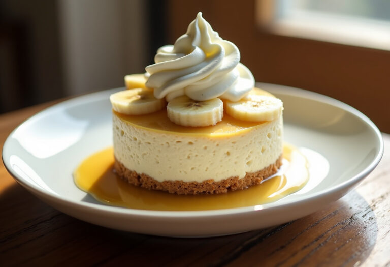 No Bake Banana Pudding Cheesecake