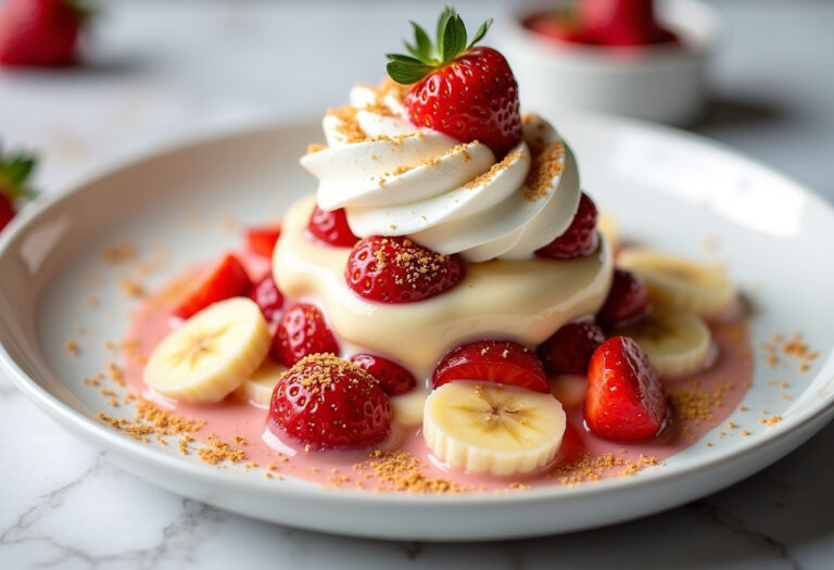 Strawberry Cheesecake Banana Pudding