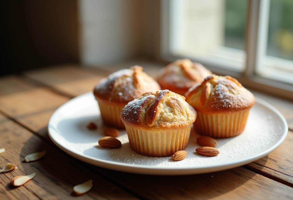 Almond Croissant Muffins