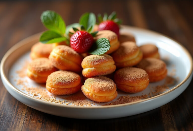 Angel Food Cake Churro Bites
