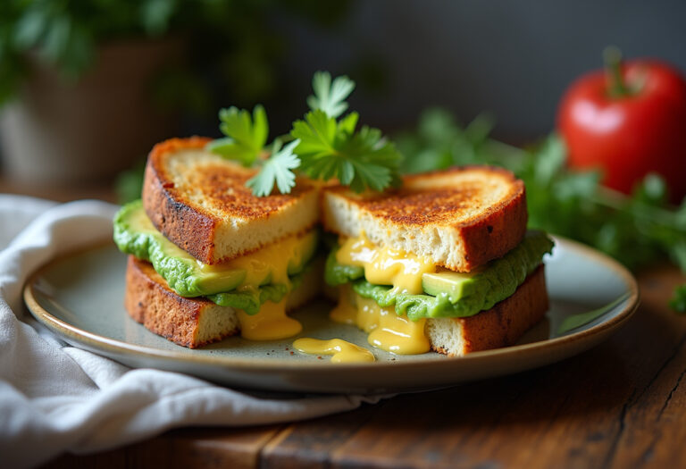 Avocado Grilled Cheese Sandwiches
