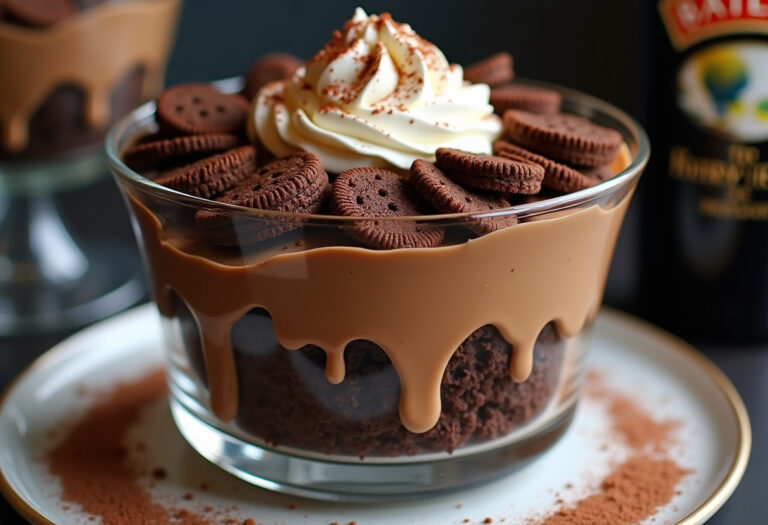 Bailey’s Chocolate Cheesecake Trifle