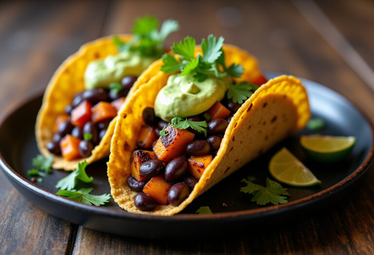 Black Bean Sweet Potato Tacos