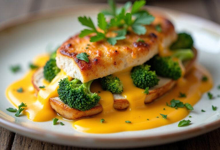 Broccoli Cheddar Stuffed Chicken