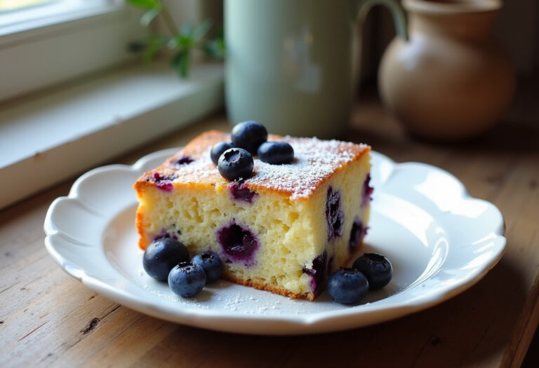 Buttermilk Blueberry Breakfast Cake