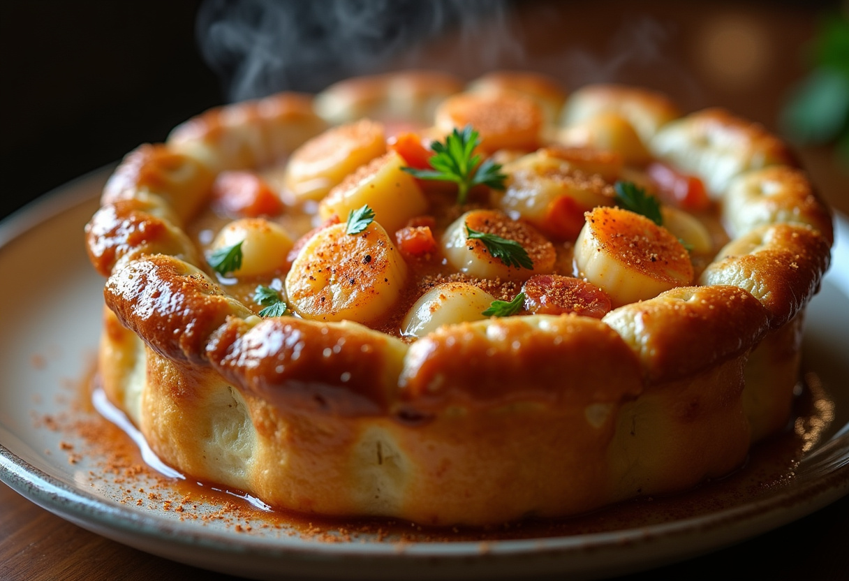 Cajun Seafood Pot Pie