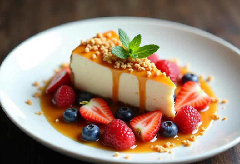 Caramel Crunch Cheesecake Fruit Salad