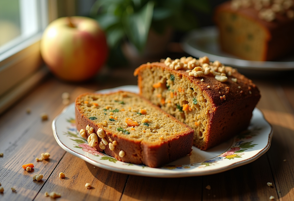 Carrot Apple Zucchini Bread