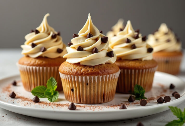 Chocolate Chip Cookie Dough Cupcakes