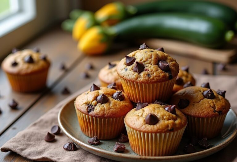 Chocolate Chip Zucchini Muffins