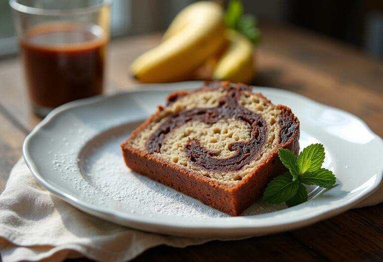 Chocolate Marble Banana Bread