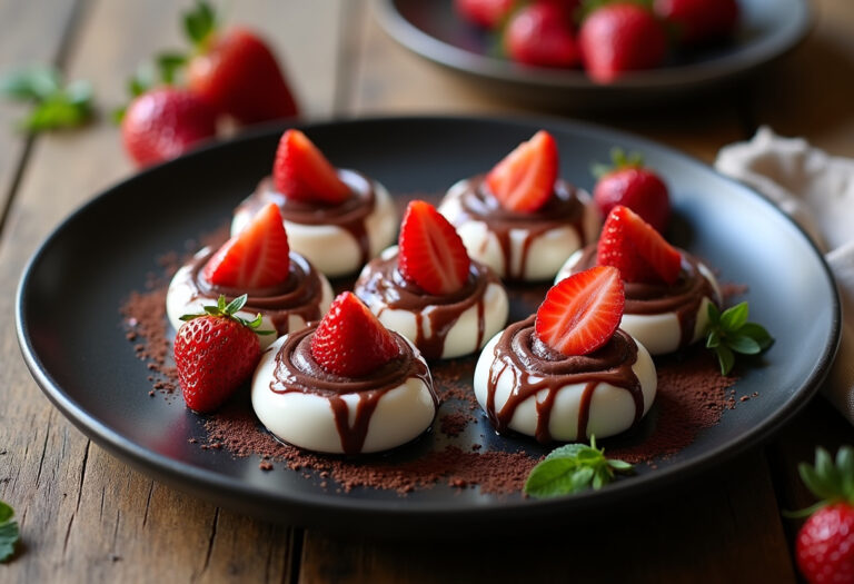 Chocolate Strawberry Yogurt Clusters