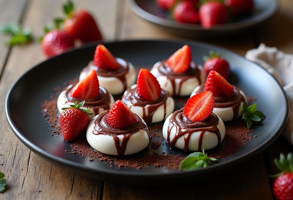 Chocolate Strawberry Yogurt Clusters