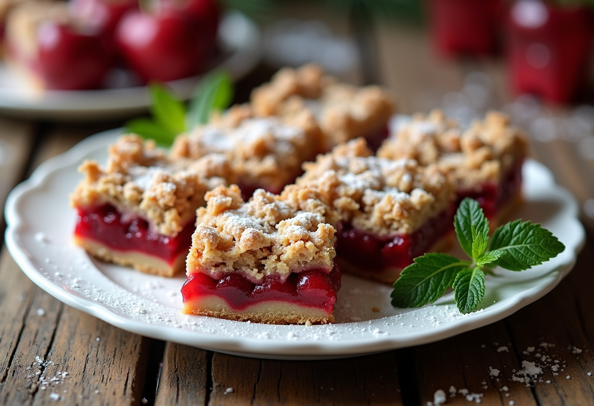 Christmas Cherry Bars