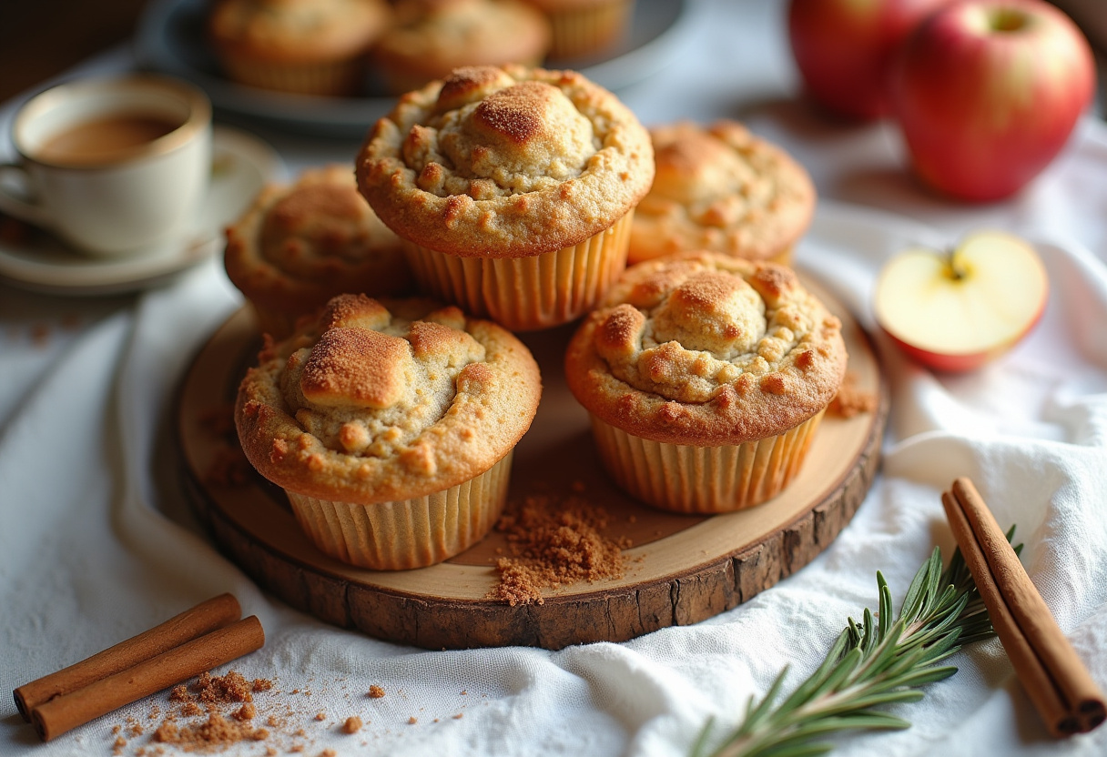 Cinnamon Apple Cider Muffins