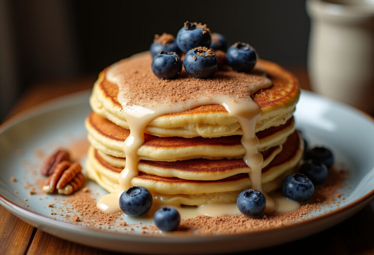 Cinnamon Roll Pancakes