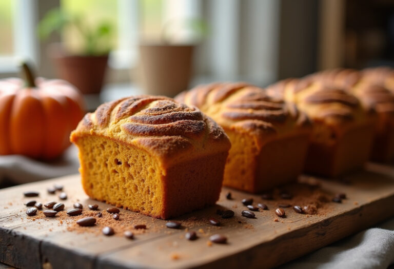 Cinnamon Swirl Pumpkin Bread Minis