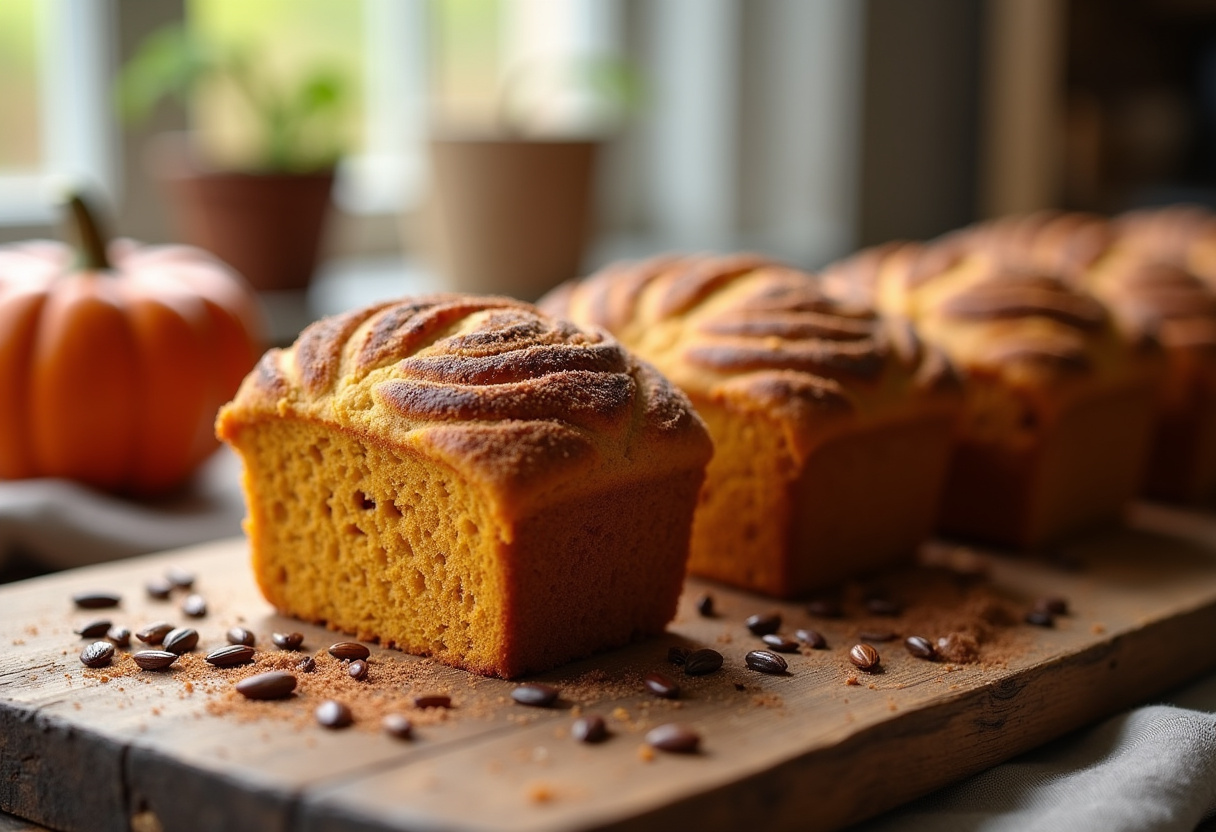 Cinnamon Swirl Pumpkin Bread Minis