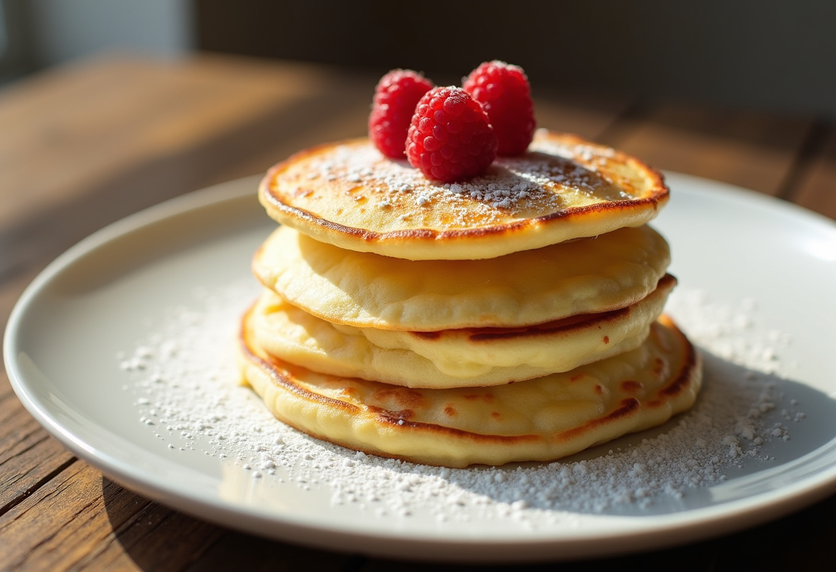 Cloud-like Lemon Soufflé Pancakes