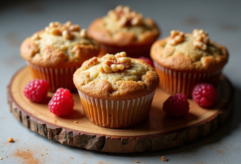 Coffee Cake Greek Yogurt Muffins
