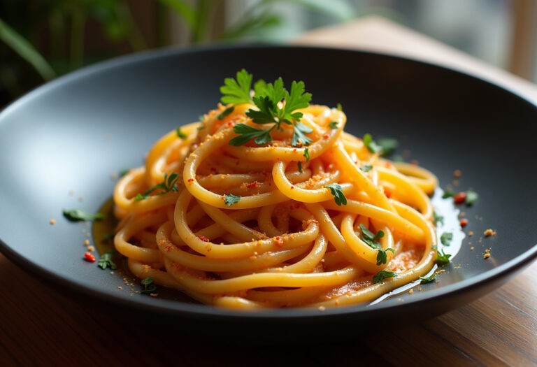 Creamy Chili Oil Pasta