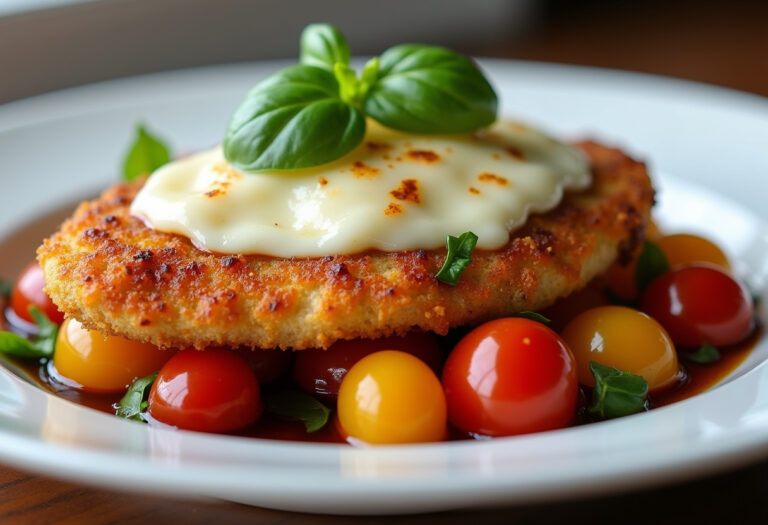 Crispy Chicken Caprese