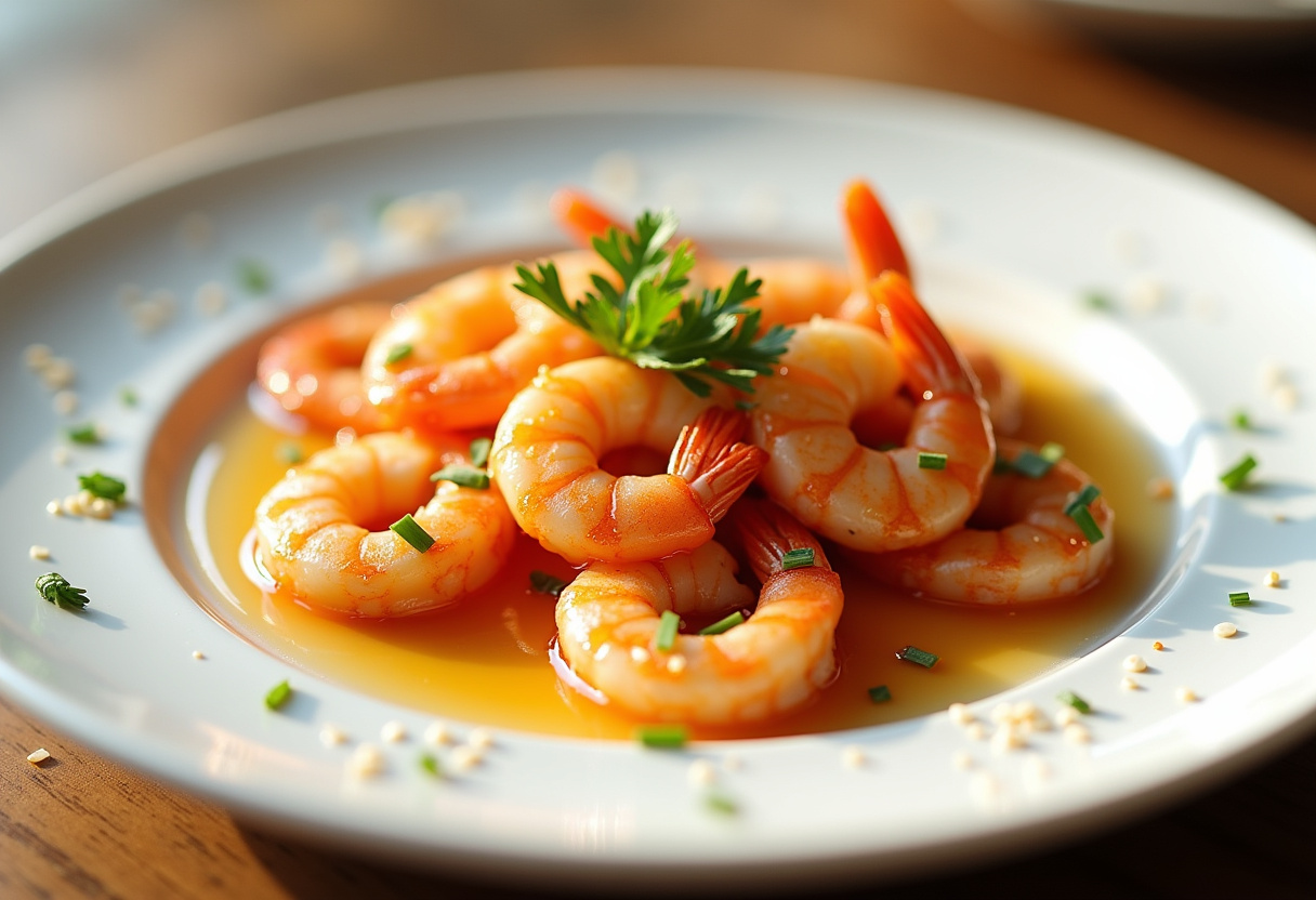 Crispy Honey-Glazed Shrimp