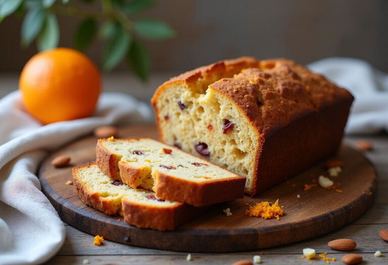 Date and Orange Almond Loaf