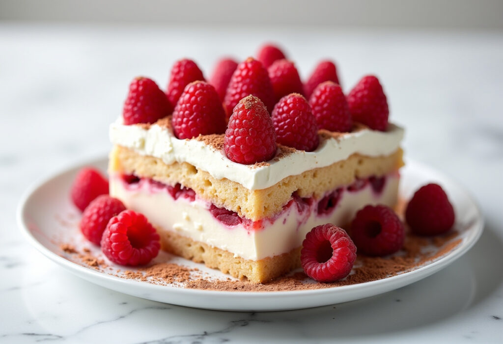 Delectable Raspberry Tiramisu Delight