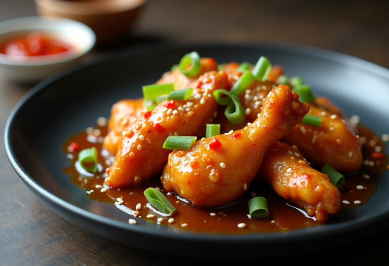 Double Crunch Honey Garlic Chicken