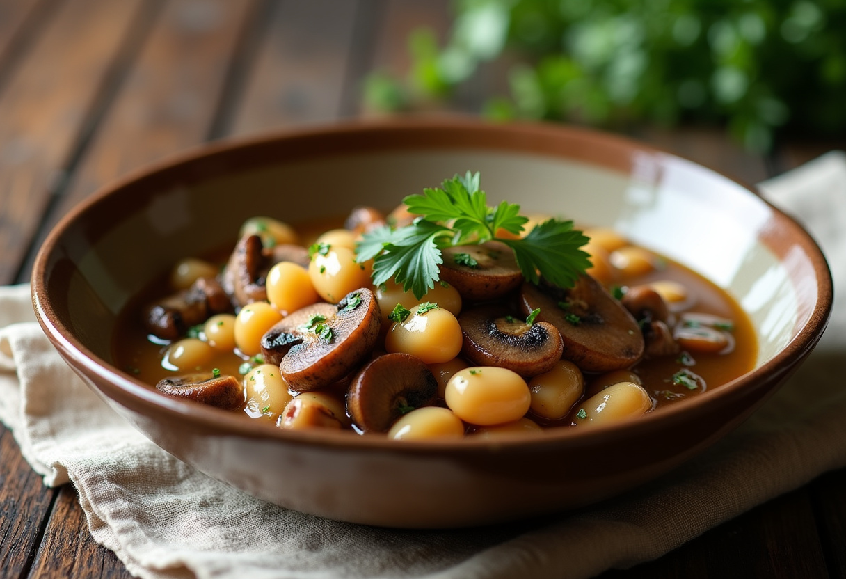 Earthy Mushroom and White Bean Stew