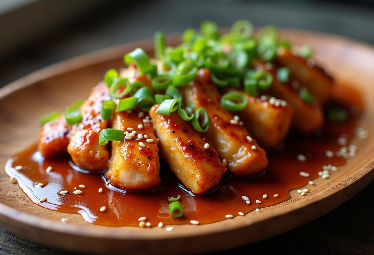 Easy Bourbon Chicken