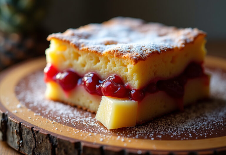 Easy Pineapple Cherry Dump Cake
