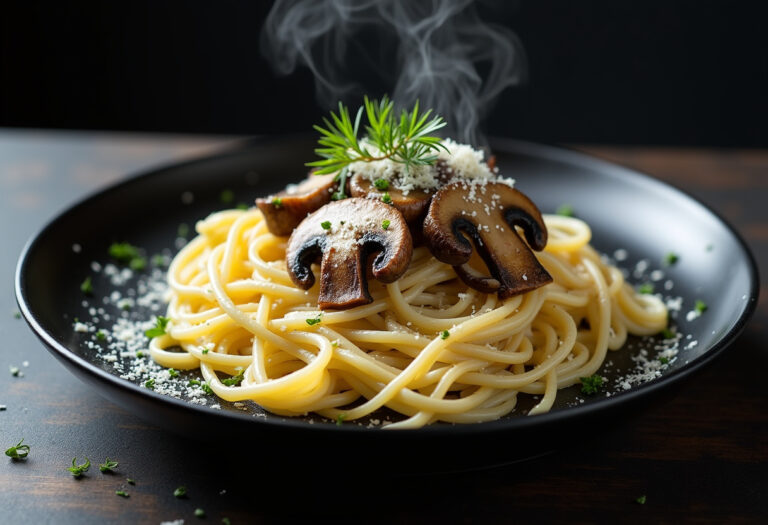 Garlic Mushroom Pasta