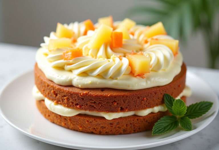 Hawaiian Carrot Pineapple Cake
