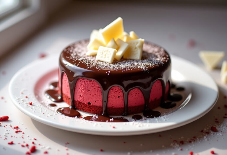 Homemade Red Velvet Cheesecake