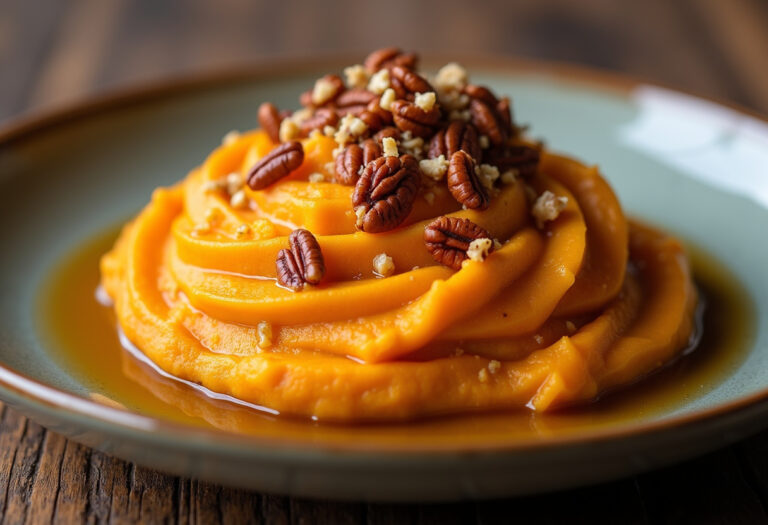 Honey Butter Mashed Sweet Potatoes