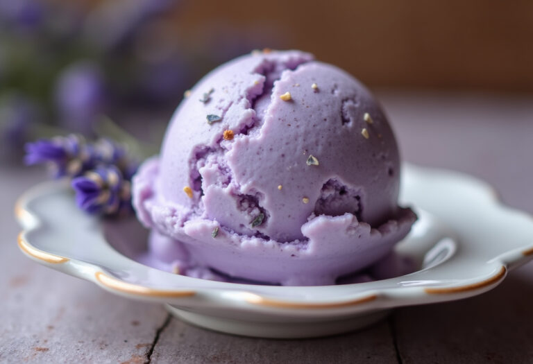 Honey Lavender Ice Cream