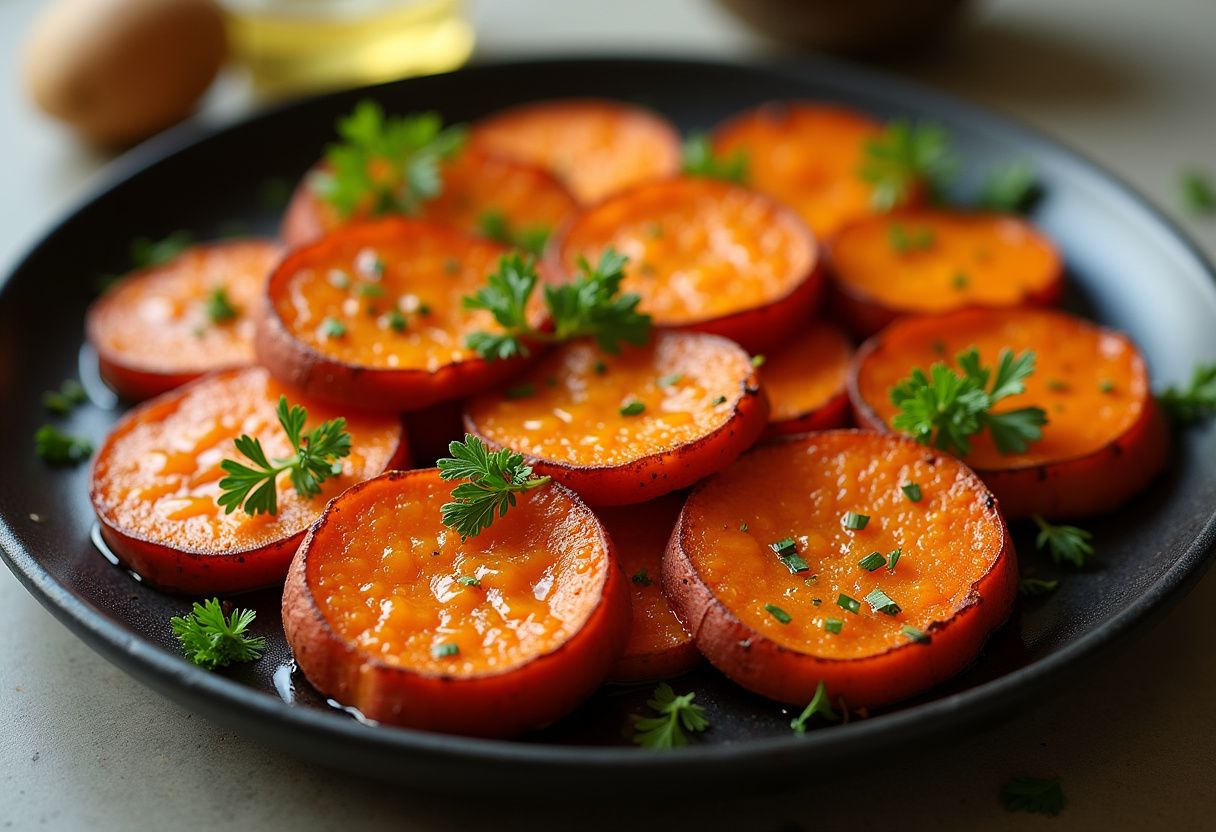 Honey Roasted Sweet Potatoes