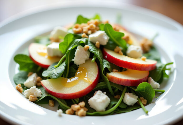 Honeycrisp Apple and Feta Salad