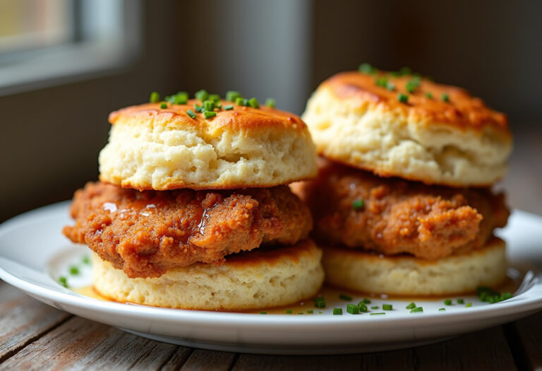Hot Honey Chicken Biscuits