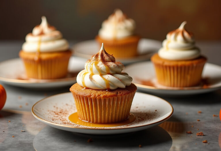 Impossible Pumpkin Pie Cupcakes