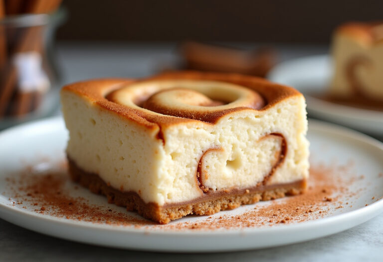 Instant Pot Cinnamon Roll Cheesecake