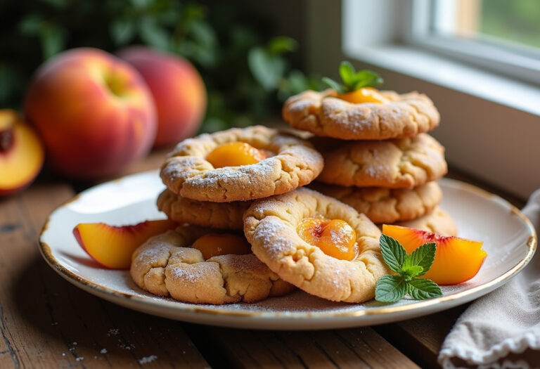 Irresistible Peach Cobbler Cookies