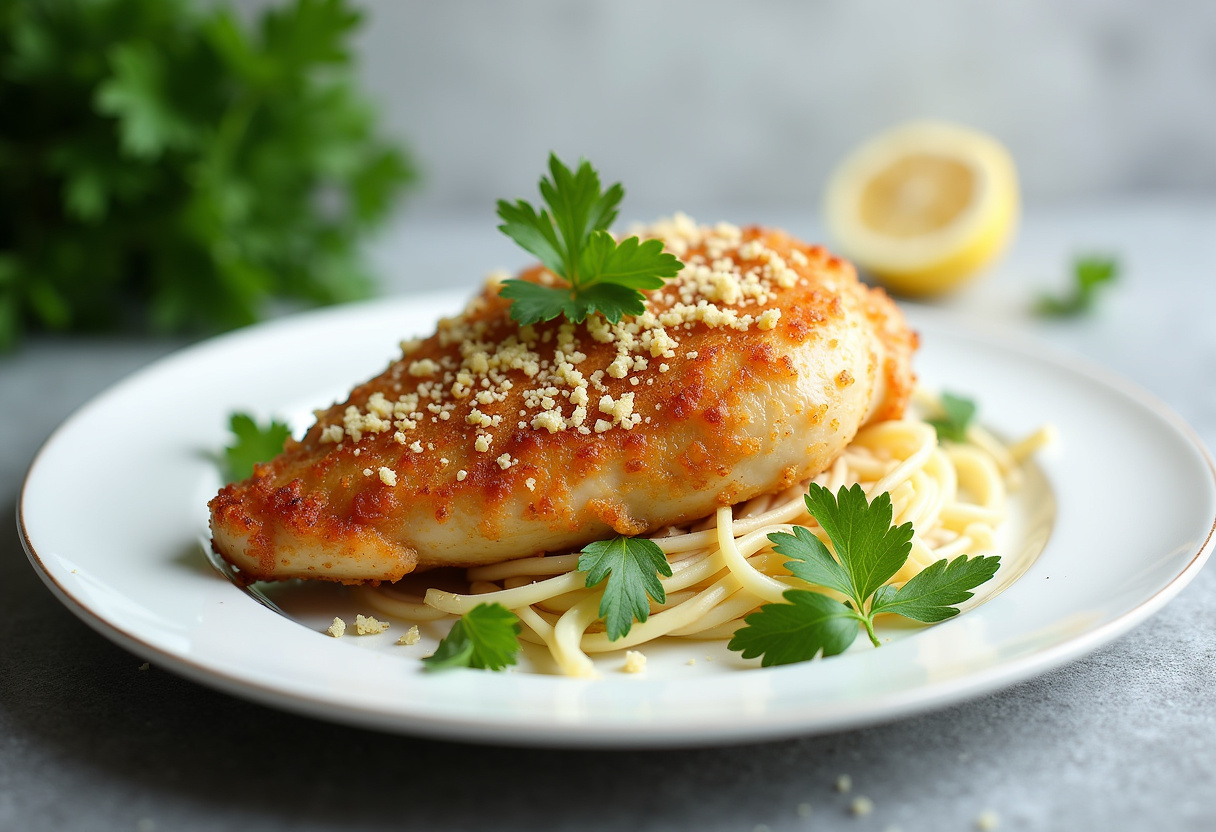 Longhorn Garlic Parmesan Crusted Chicken