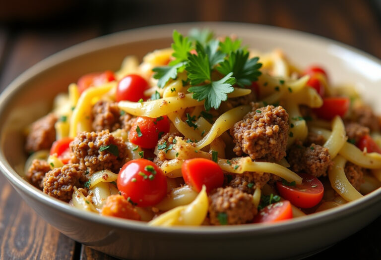 Low Carb Unstuffed Cabbage Casserole Recipe
