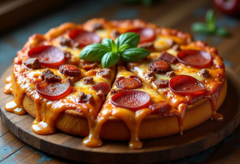 Meat Lovers Pizza Casserole
