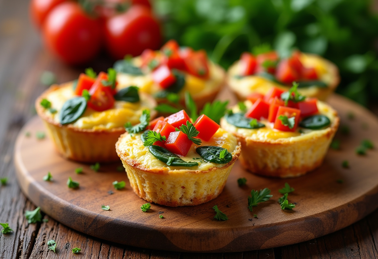 Mediterranean Delight Egg Muffin Cups